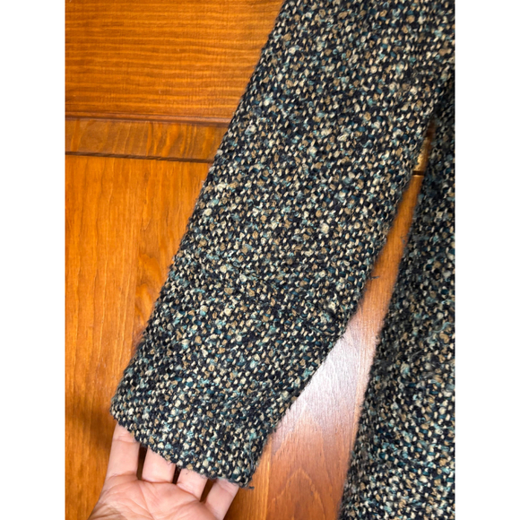 Talbots Tweed Blazer Structured Italian Boucle Fully Lined Multicolor Women's 2P - Picture 5 of 9